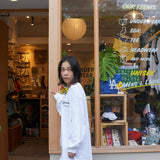 TORAKICHI SURF LONG TEE/ WHITE